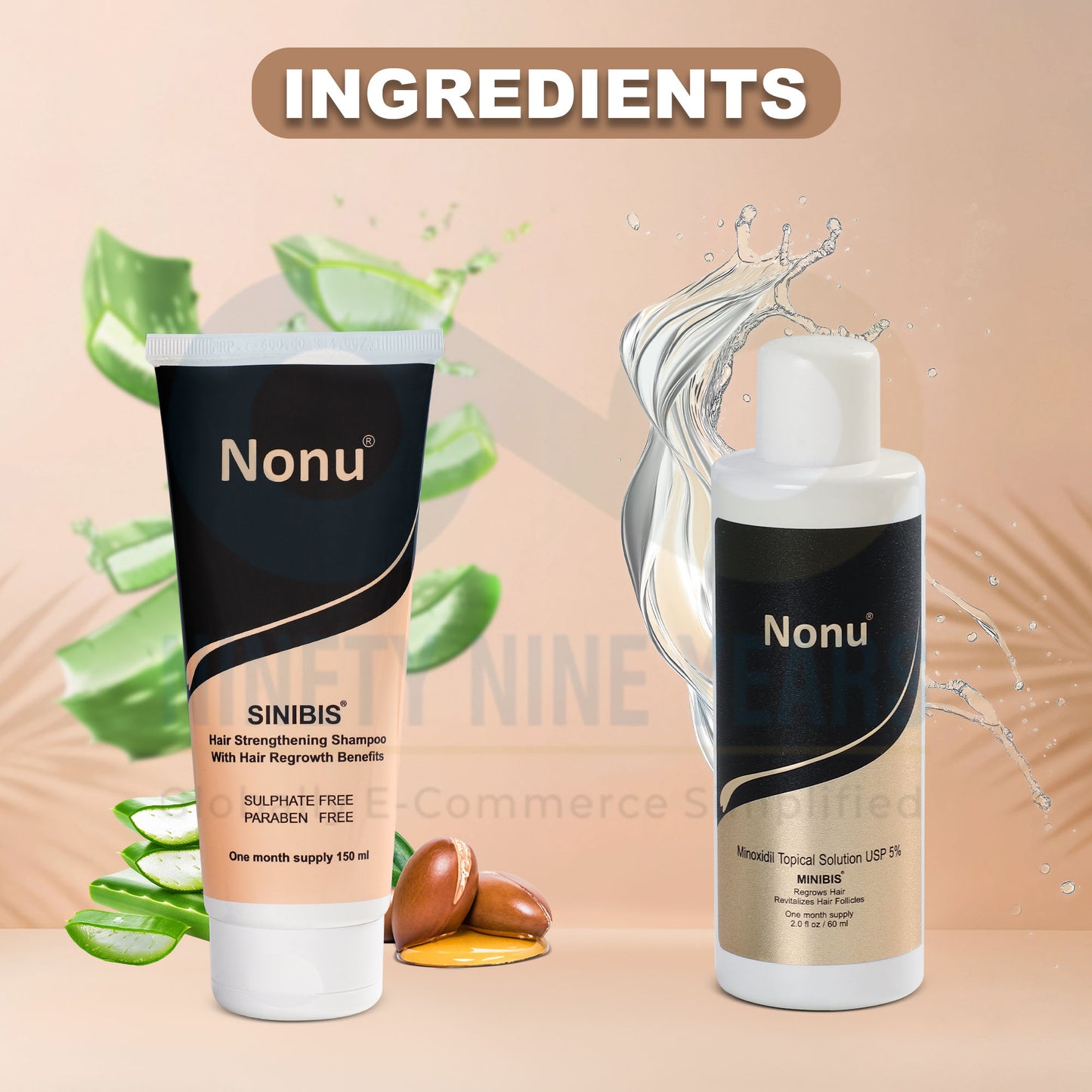 Minoxidil + DHT Shampoo Combo