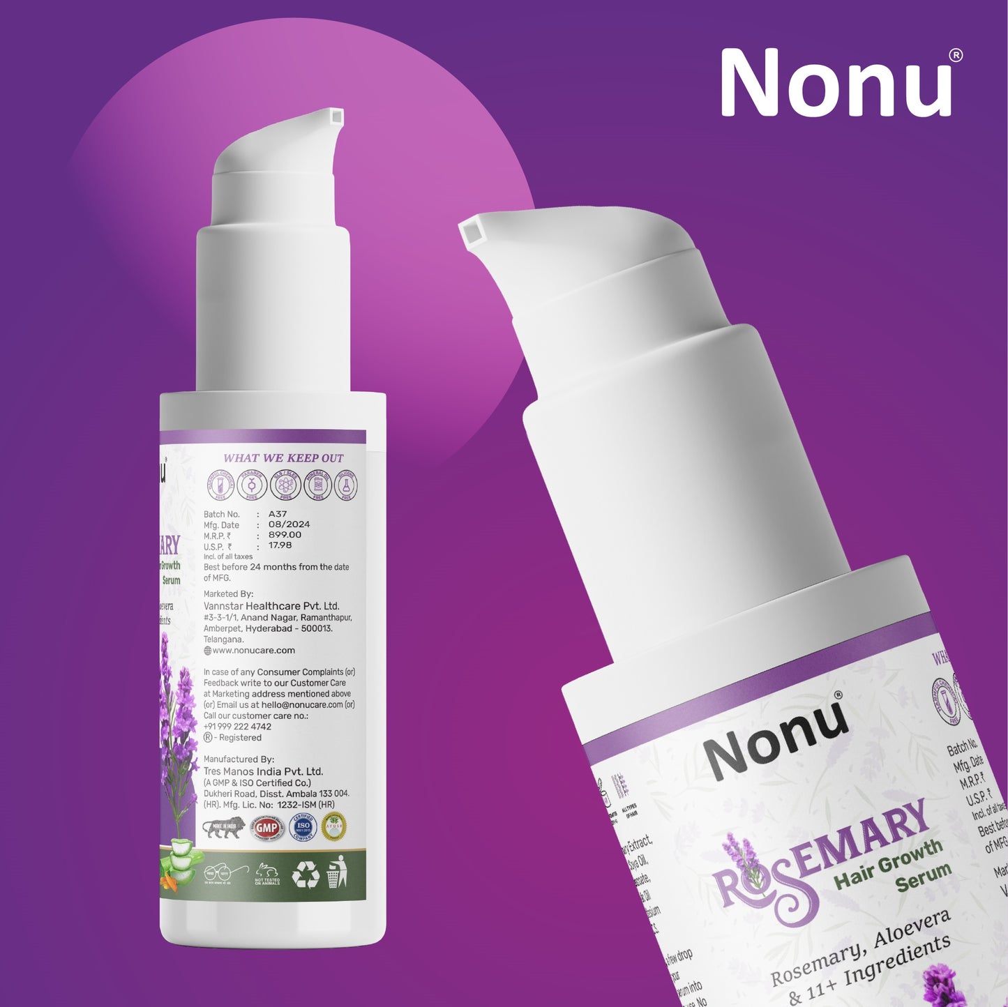 Rosemary With Avocado Hair Care Serum - 50 ml