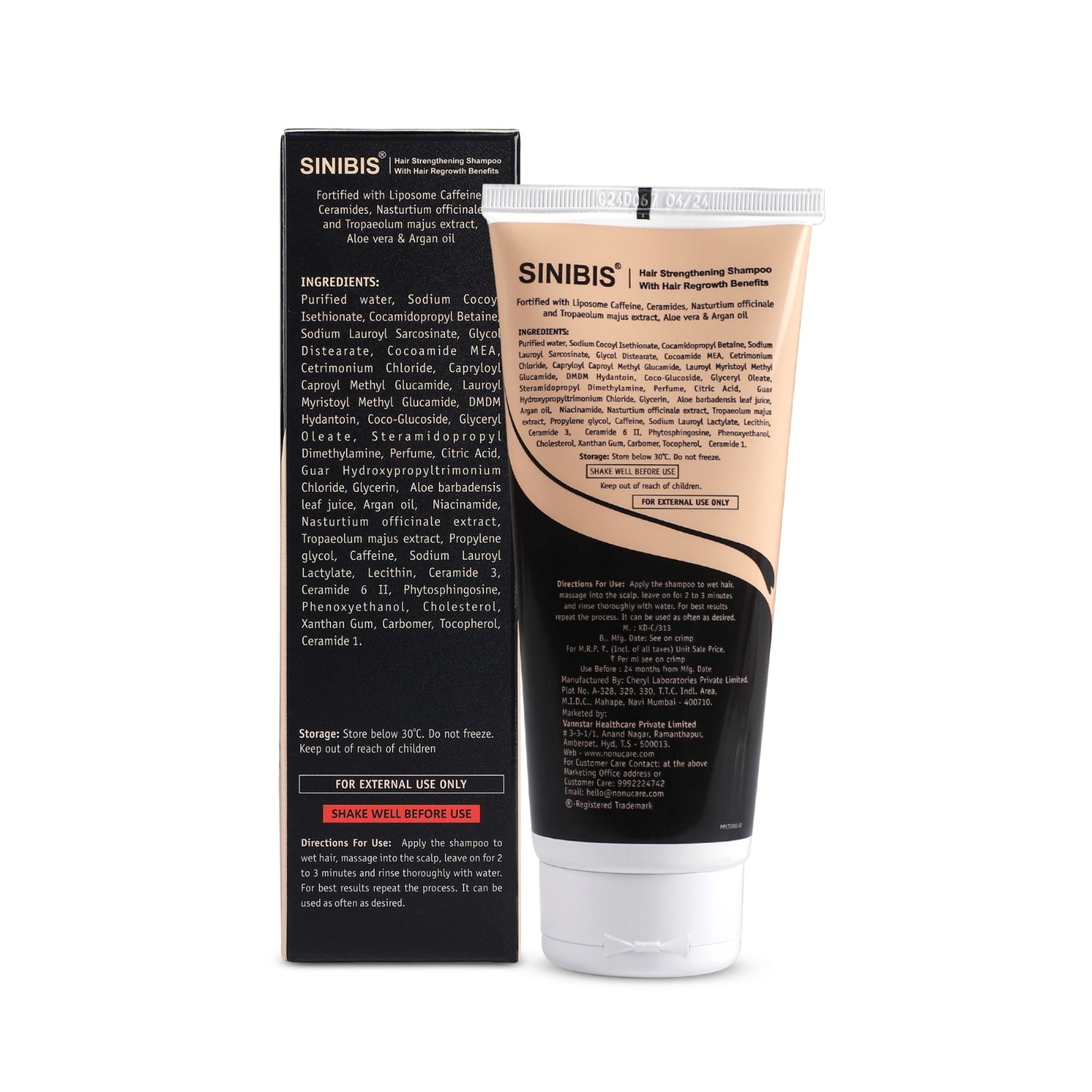 DHT Blocker Shampoo | Sinibis | 100% Sulfate & Paraben Free