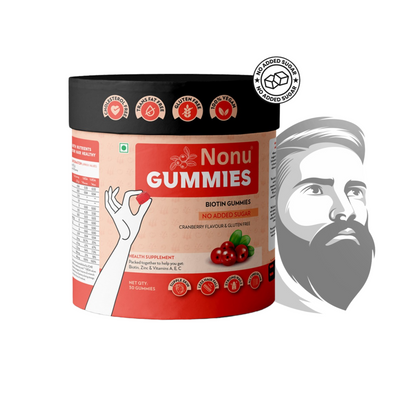 Biotin Gummies for Beard Growth