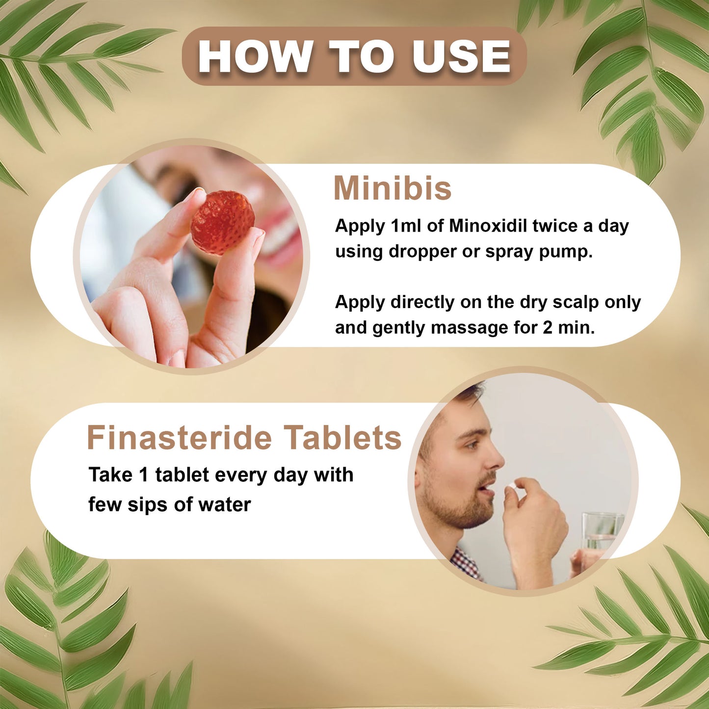 Minoxidil + Finasteride Combo | For Men