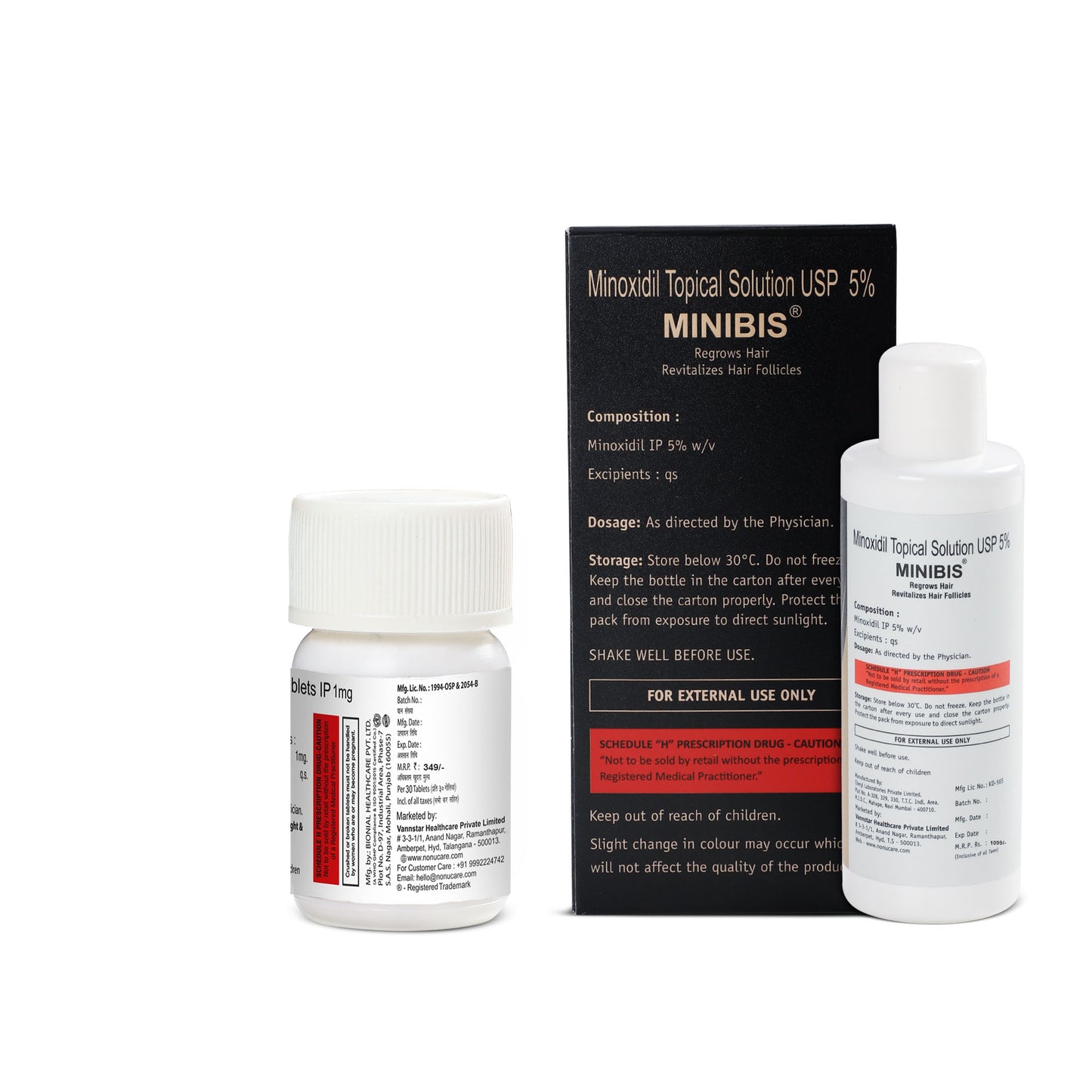 Minoxidil + Finasteride Combo | For Men