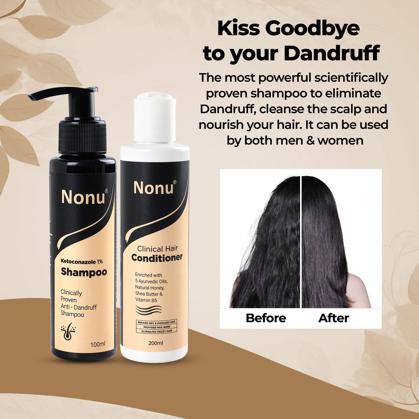 Anti-Dandruff Shampoo + Conditioner Combo