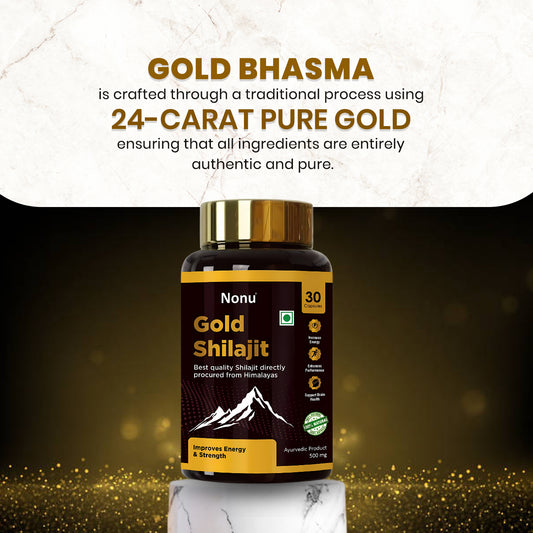 Premium 24K Gold Shilajit - Elevate Your Strength & Improves Performance